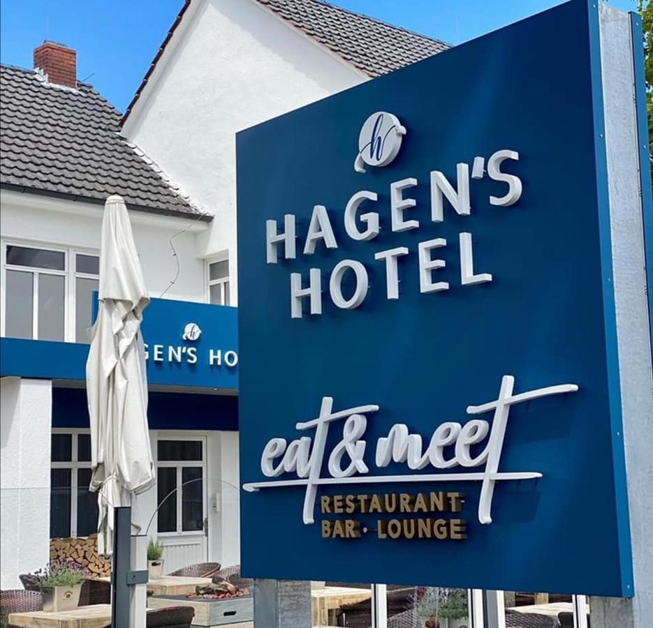 Hagen'S Hotel "Eat & Meet" Restaurant Bar Lounge Haren Dış mekan fotoğraf